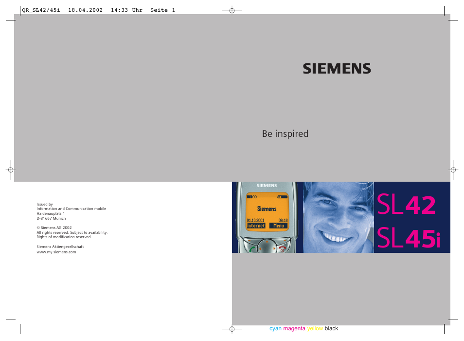 Siemens SL42 User Manual | 96 pages