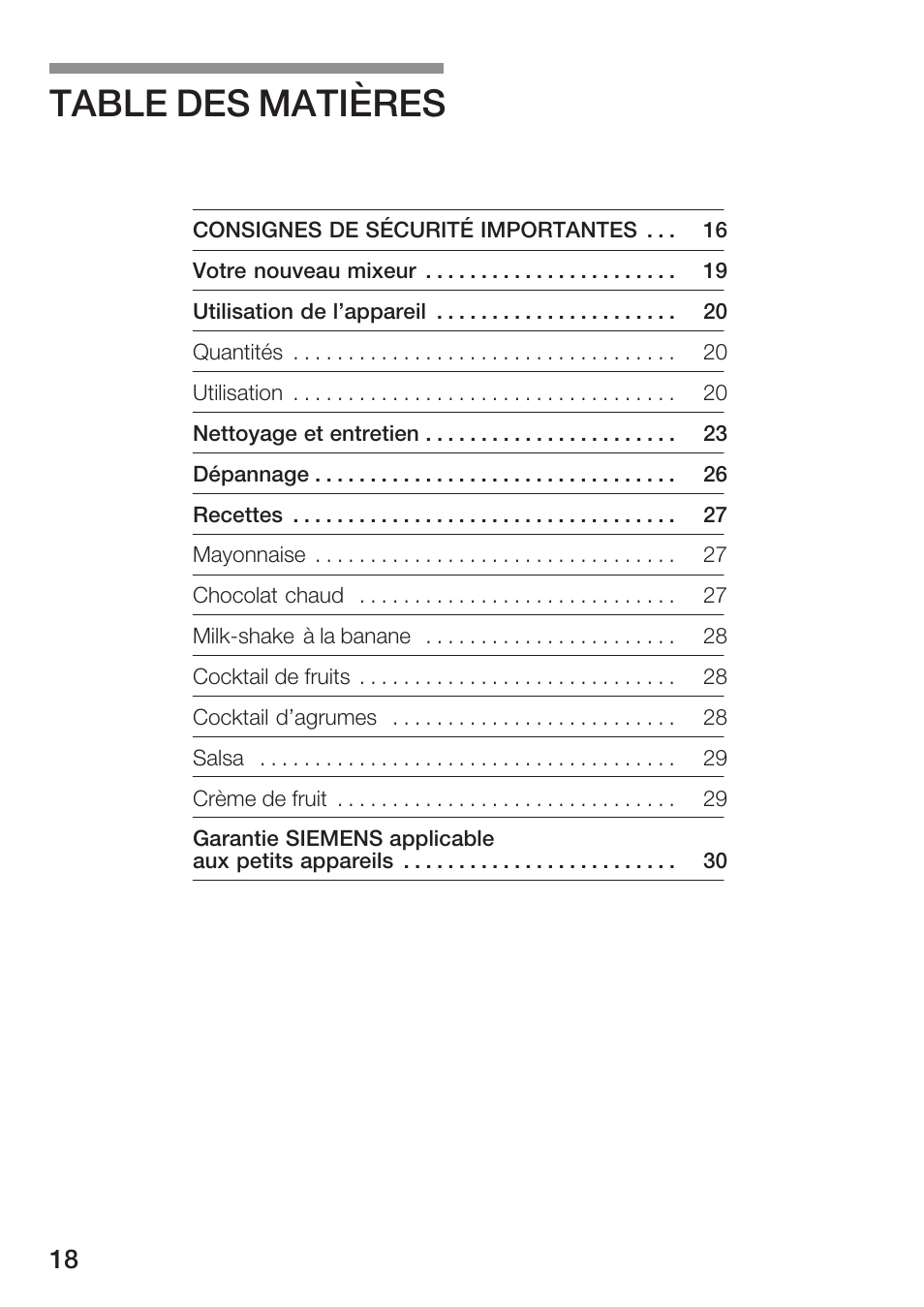 Siemens MB 11000 UC User Manual | Page 18 / 48