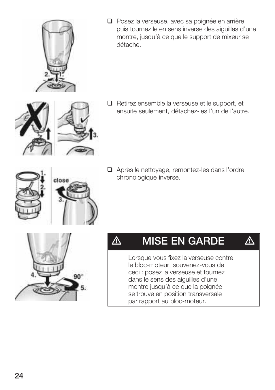 Dmise en garde d | Siemens MB 11000 UC User Manual | Page 24 / 48