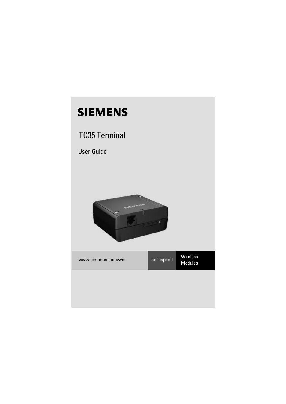 Siemens Terminal TC35 User Manual | 39 pages