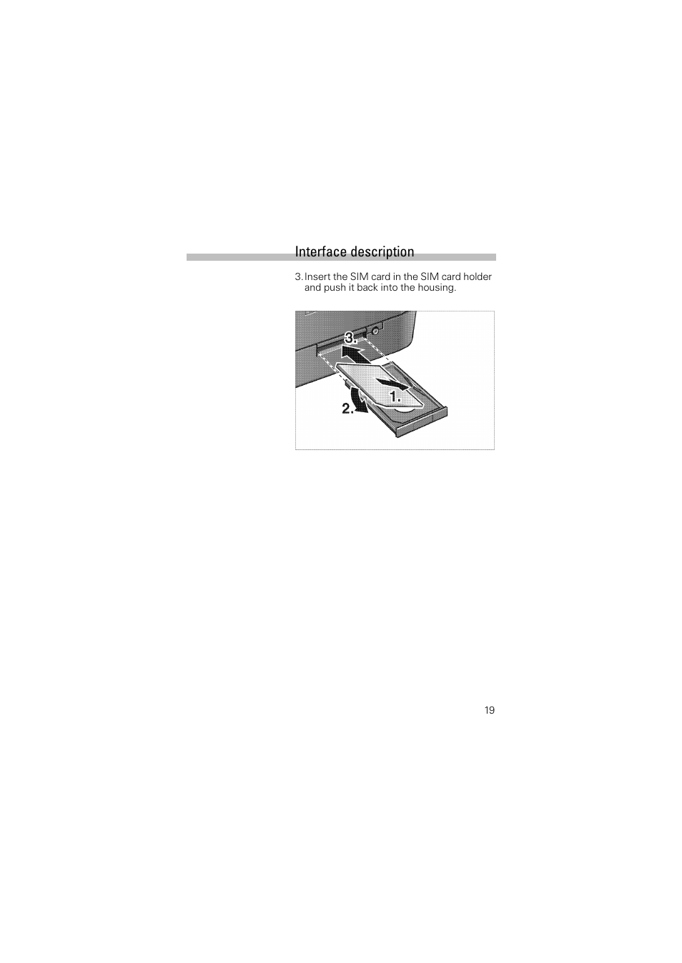 Interface description | Siemens Terminal TC35 User Manual | Page 21 / 39