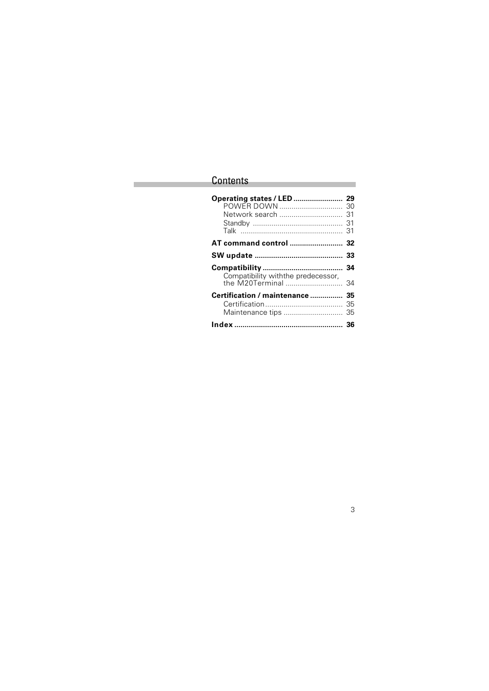 Siemens Terminal TC35 User Manual | Page 5 / 39