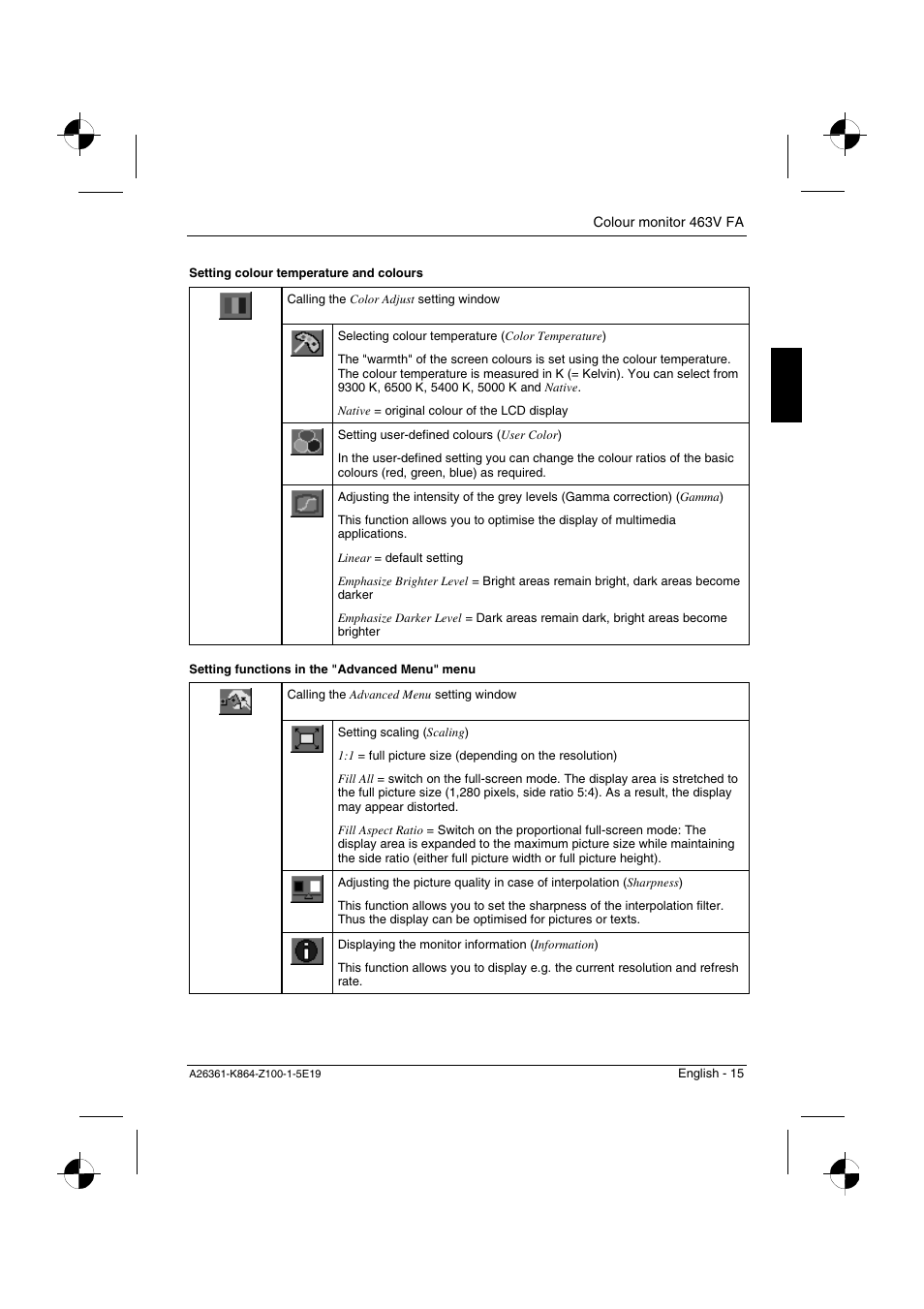 Siemens 463V FA User Manual | Page 17 / 26
