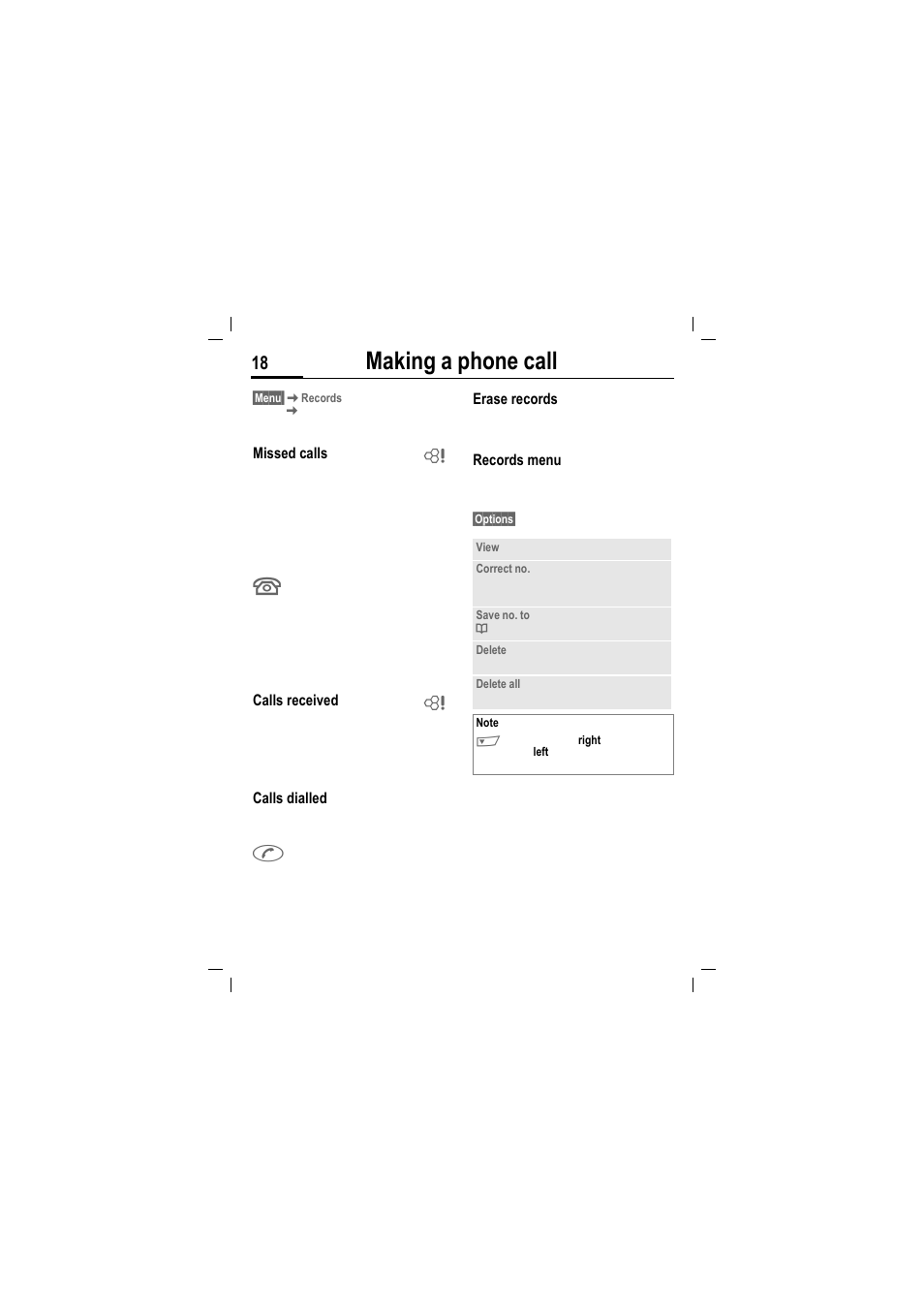 Making a phone call | Siemens MT50 User Manual | Page 20 / 96