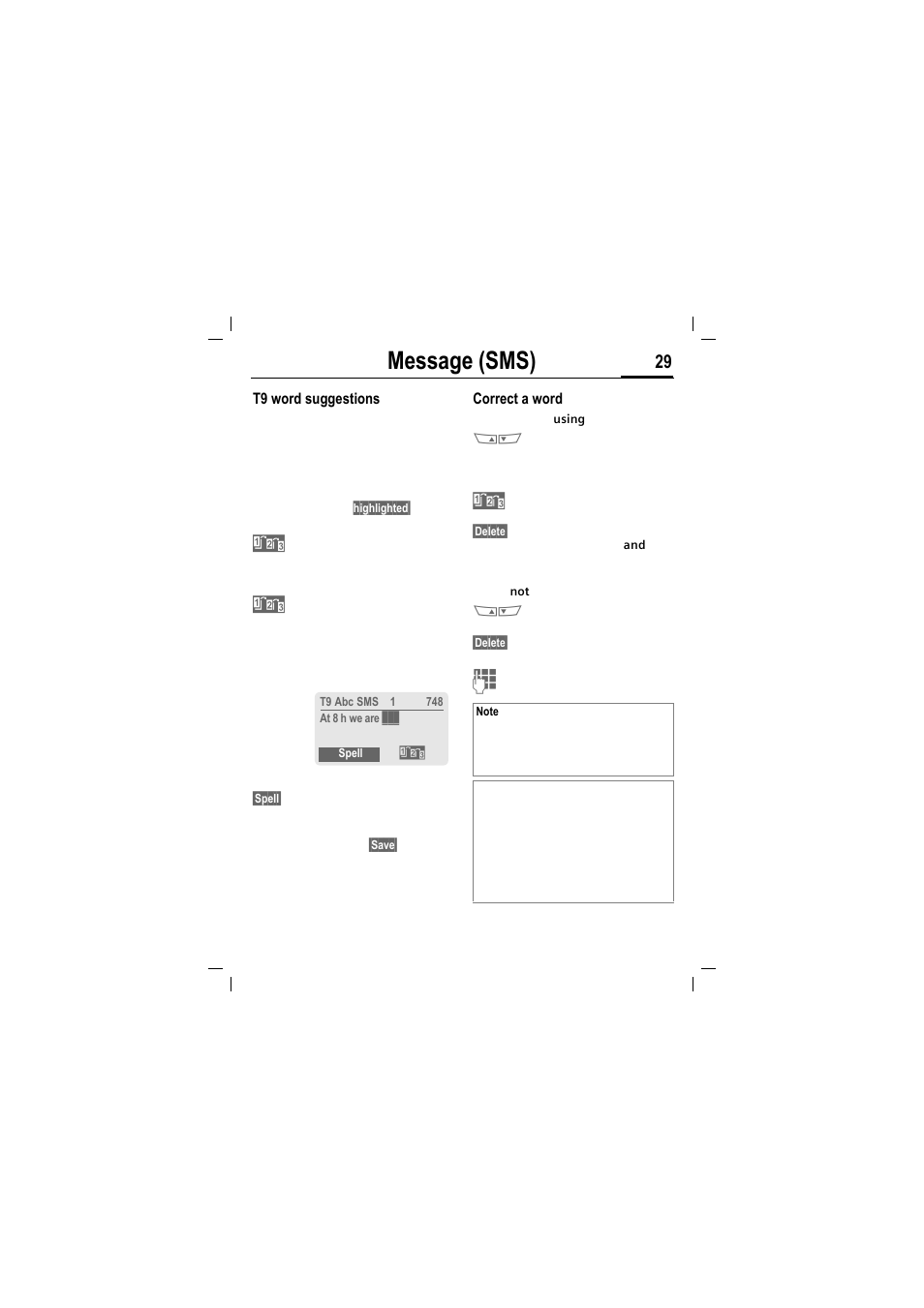 Message (sms) | Siemens MT50 User Manual | Page 31 / 96