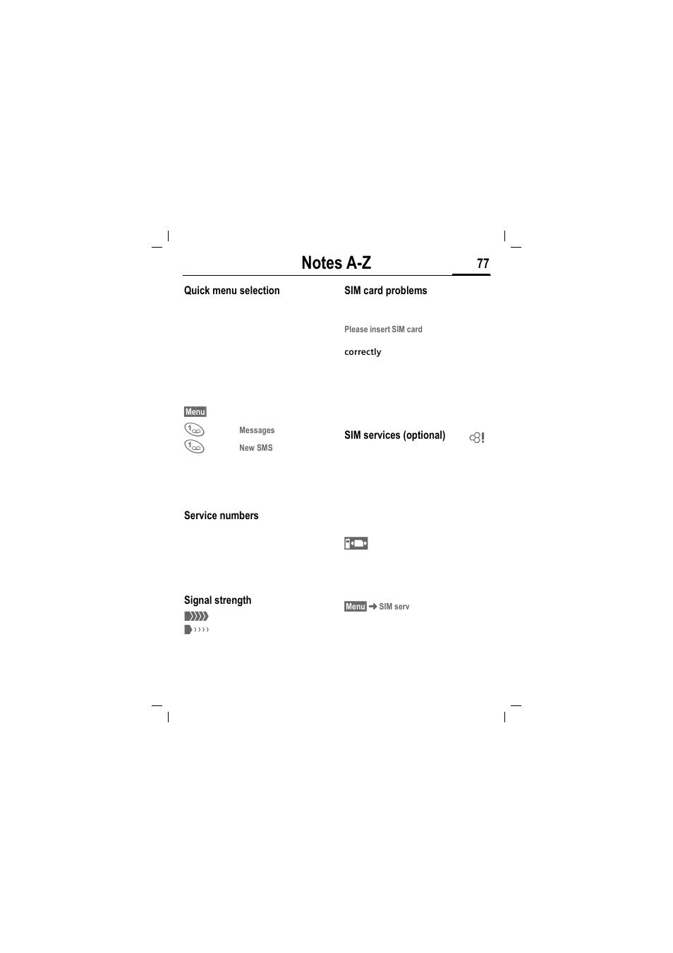 Siemens MT50 User Manual | Page 79 / 96