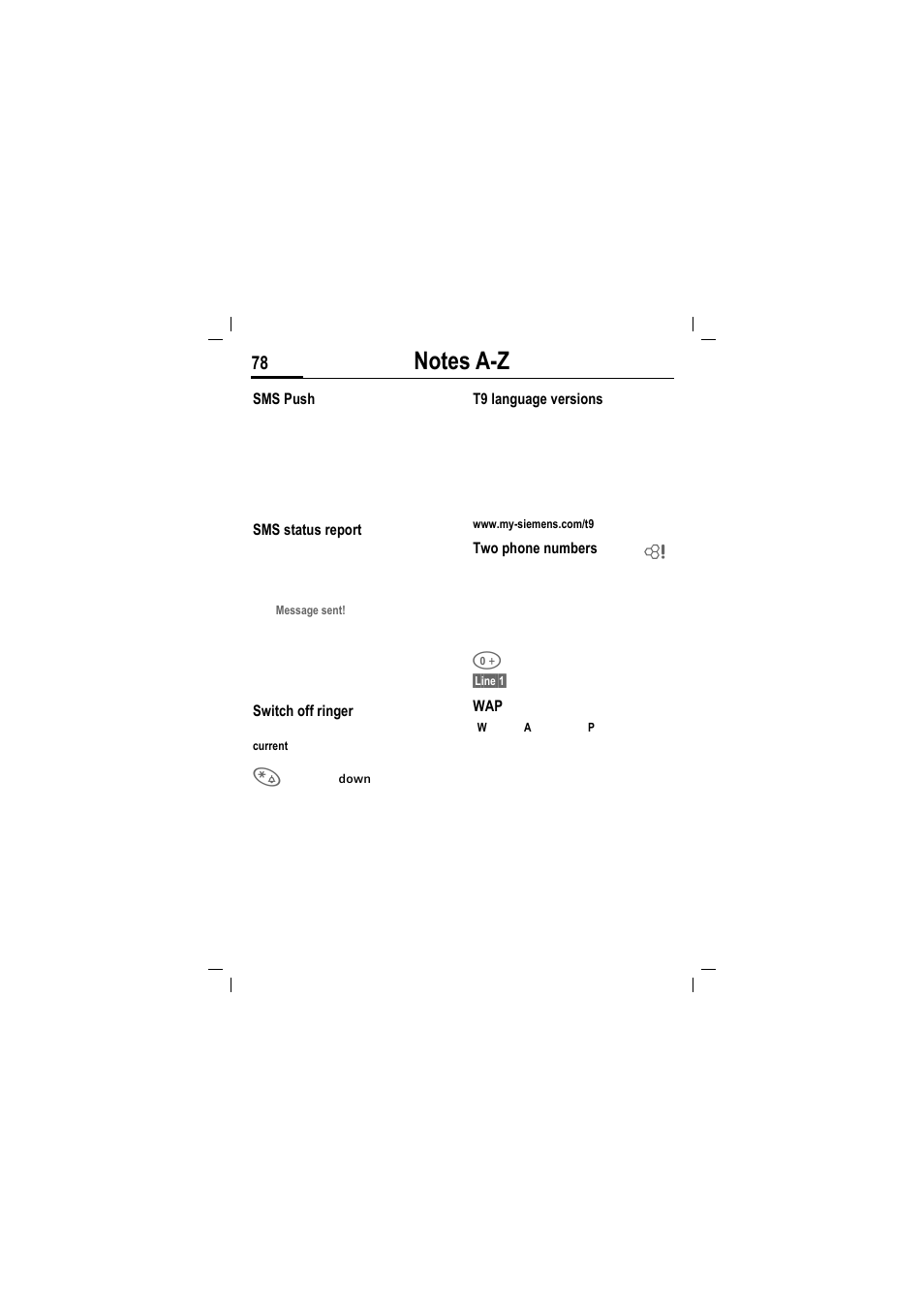 Siemens MT50 User Manual | Page 80 / 96