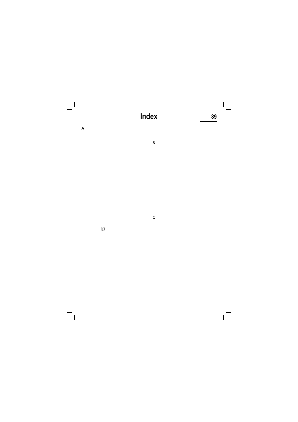 Index | Siemens MT50 User Manual | Page 91 / 96