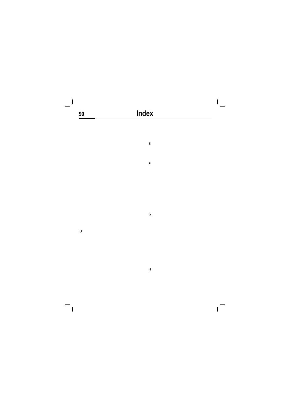 Index | Siemens MT50 User Manual | Page 92 / 96