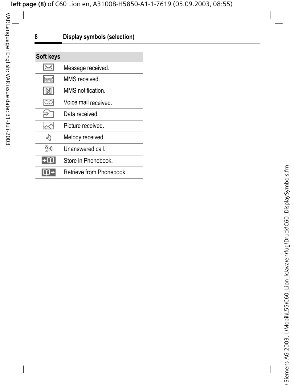 Siemens C60 User Manual | Page 9 / 112