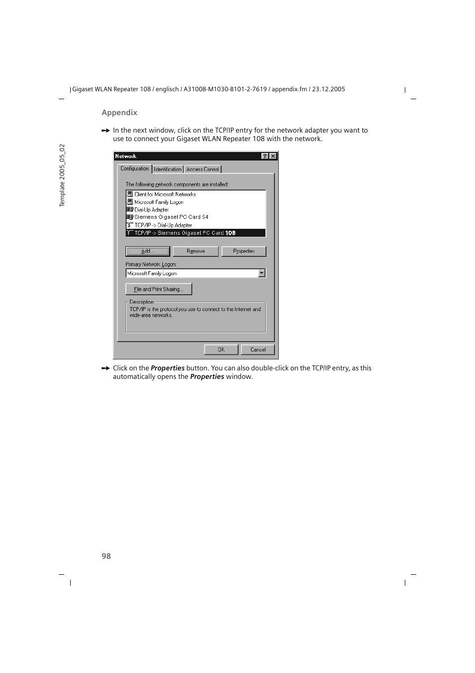 Siemens 108 User Manual | Page 100 / 143