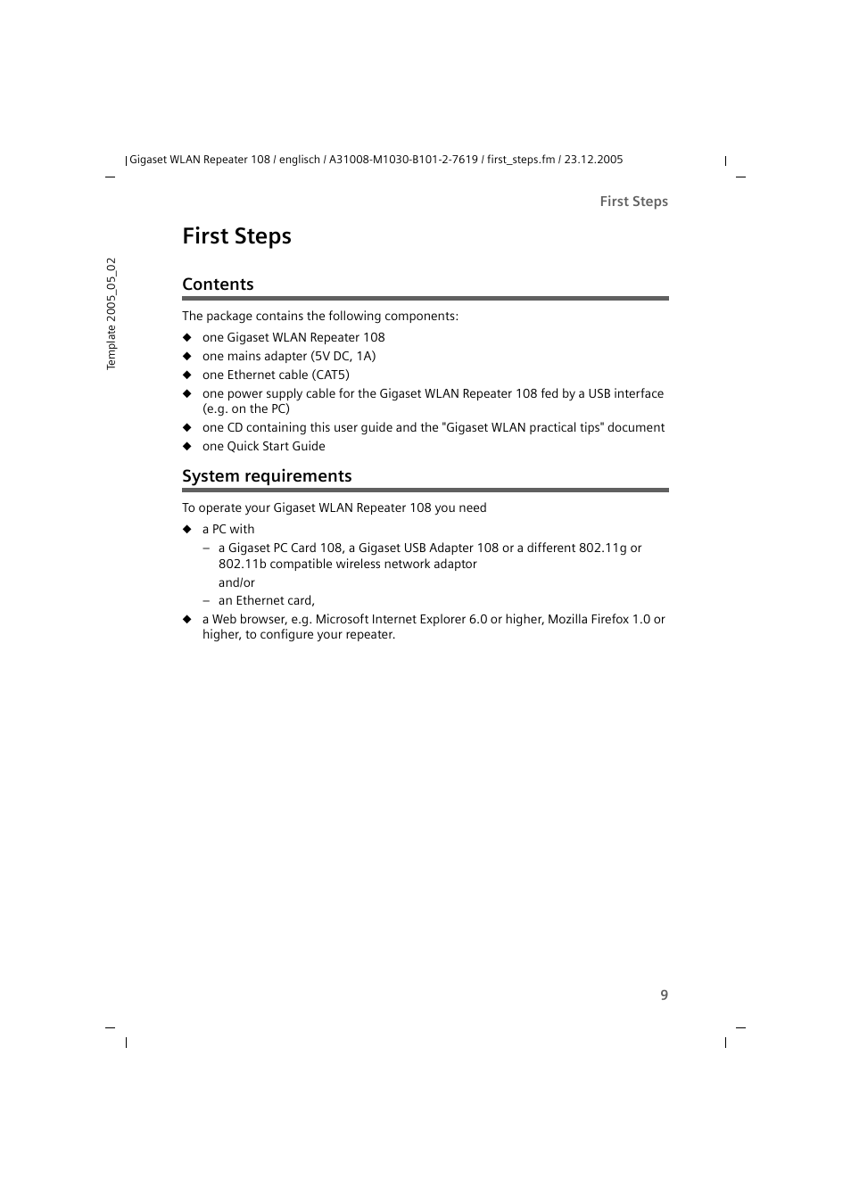 Siemens 108 User Manual | Page 11 / 143