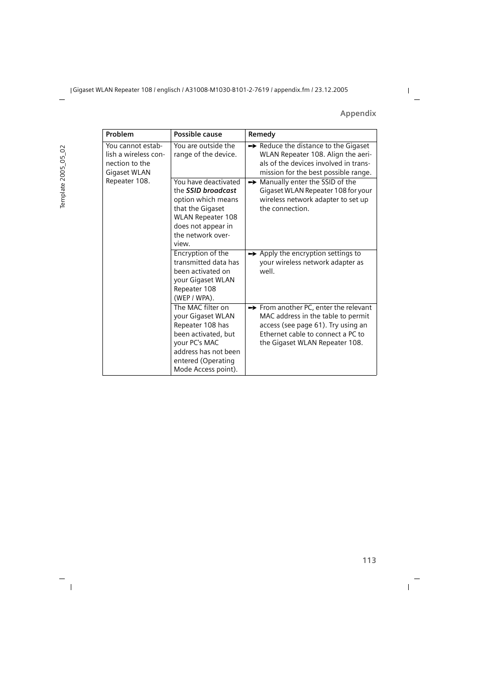 Siemens 108 User Manual | Page 115 / 143