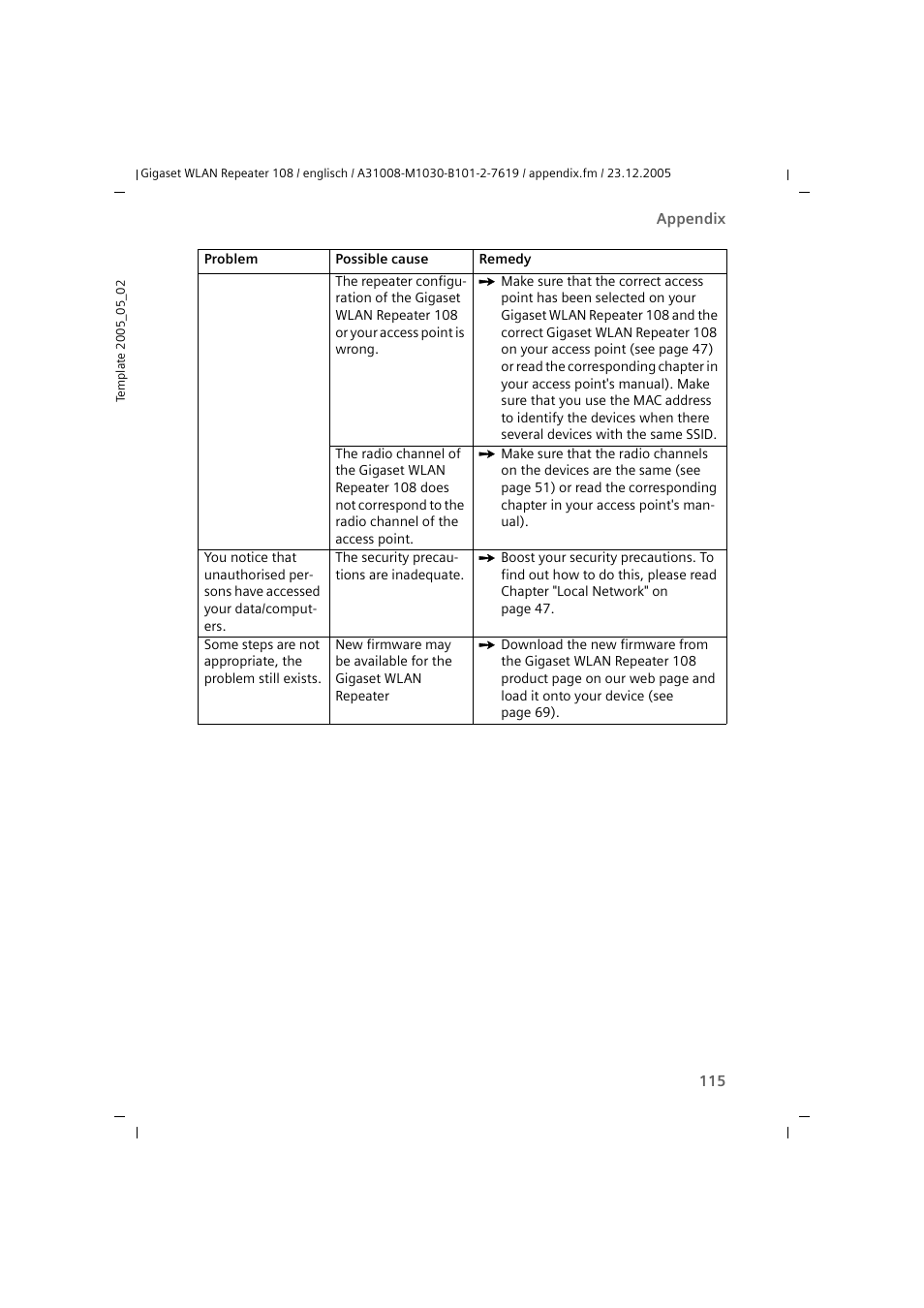 Siemens 108 User Manual | Page 117 / 143