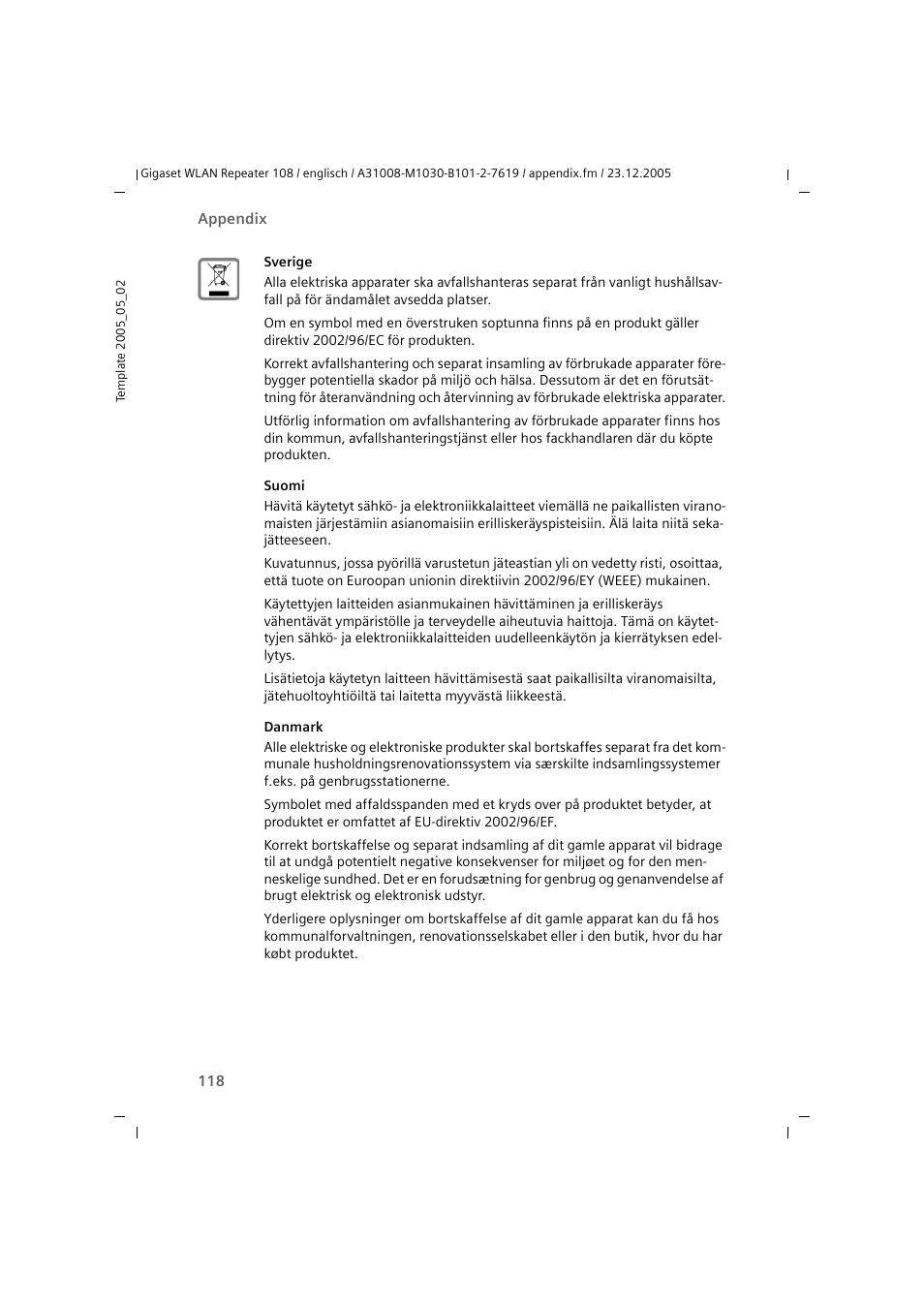 Siemens 108 User Manual | Page 120 / 143