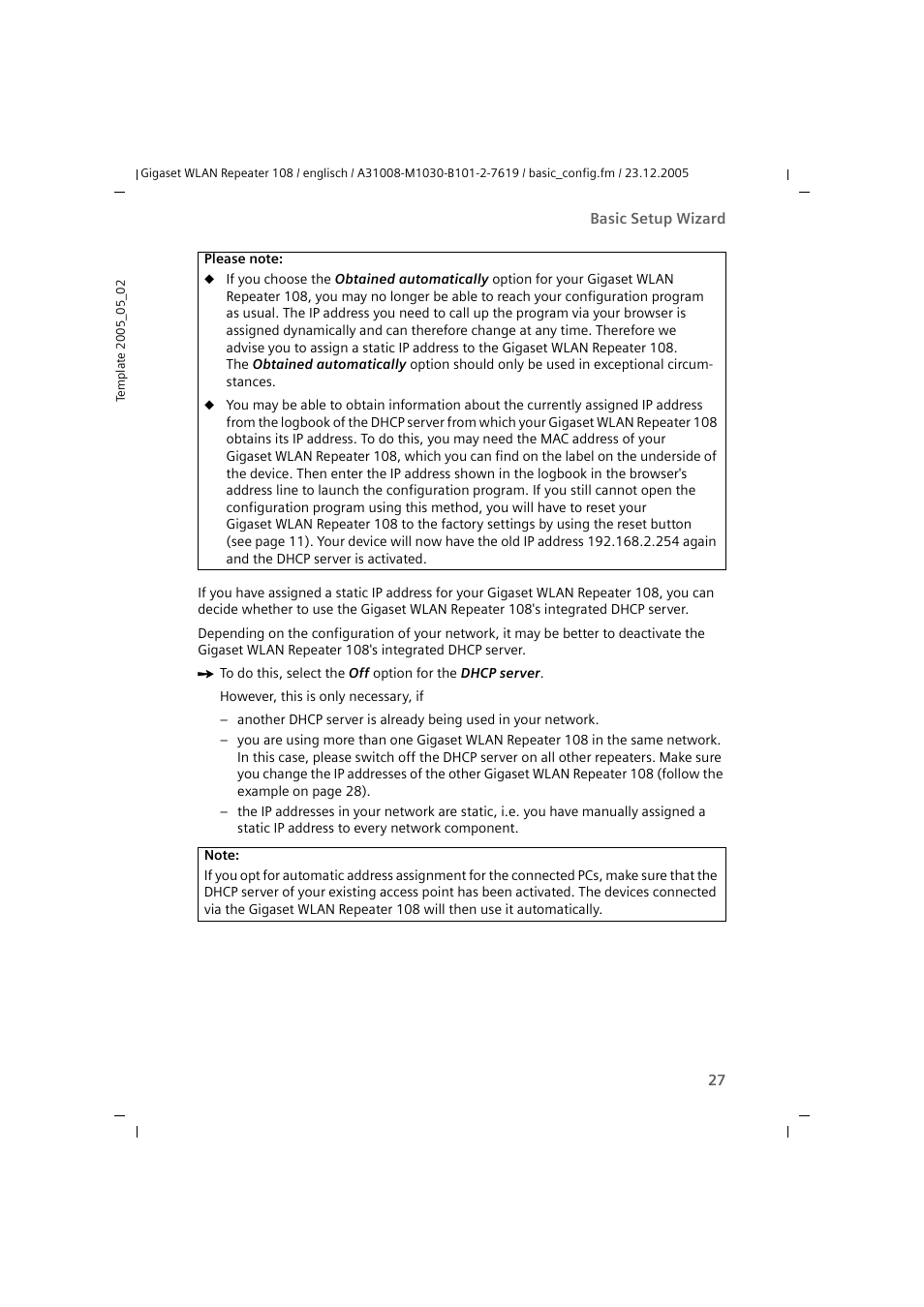 Siemens 108 User Manual | Page 29 / 143