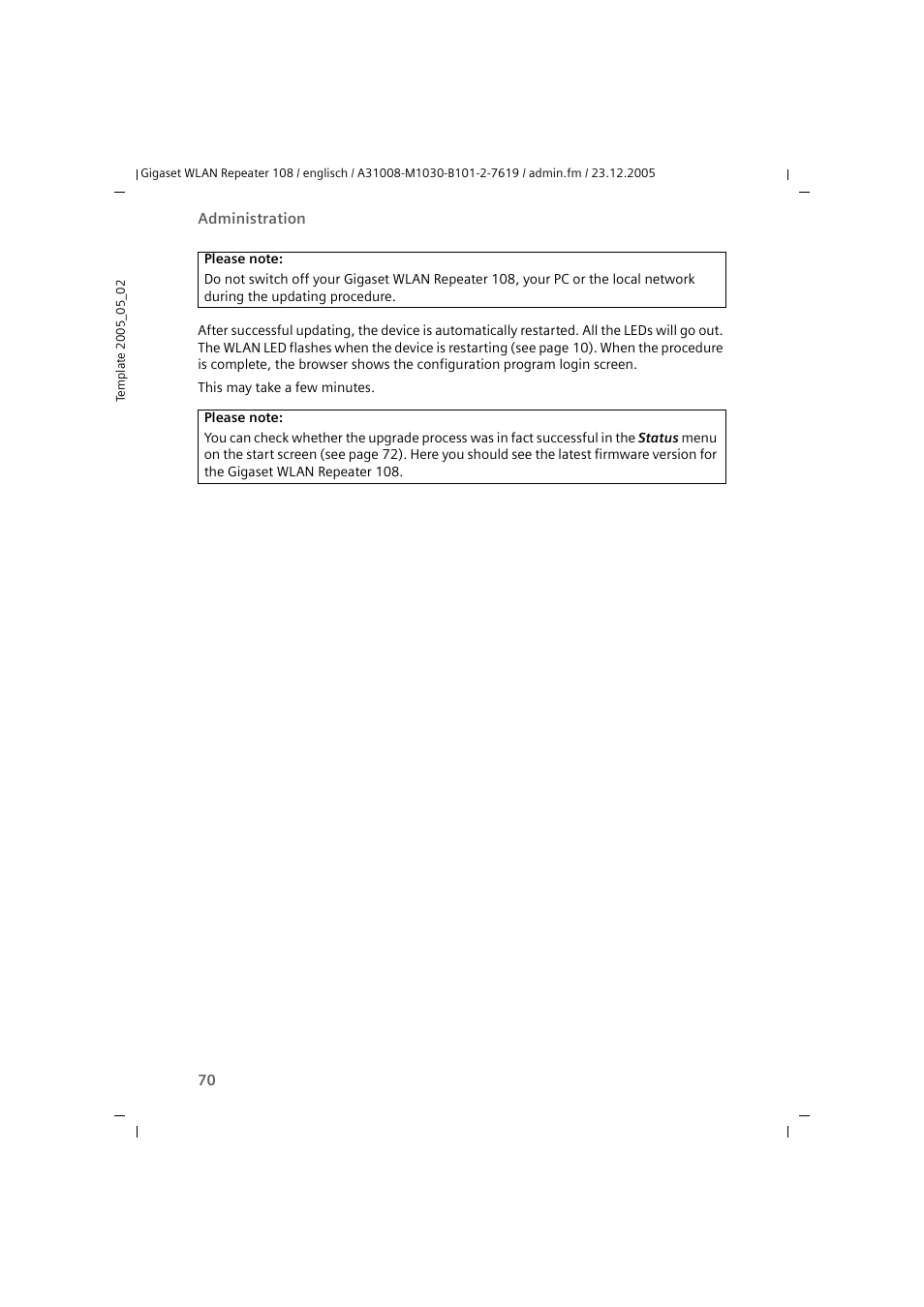 Siemens 108 User Manual | Page 72 / 143