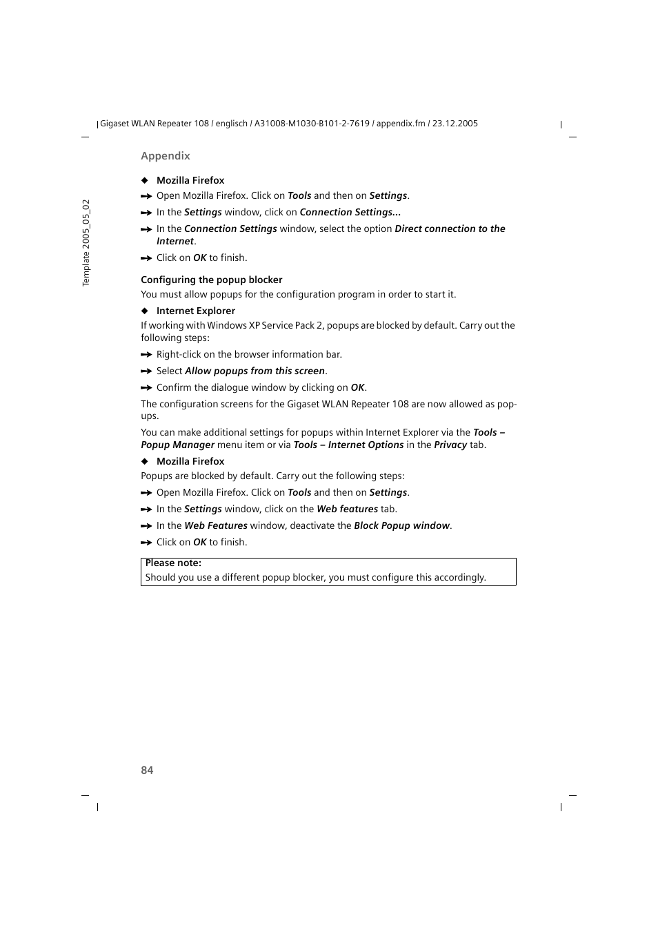 Siemens 108 User Manual | Page 86 / 143