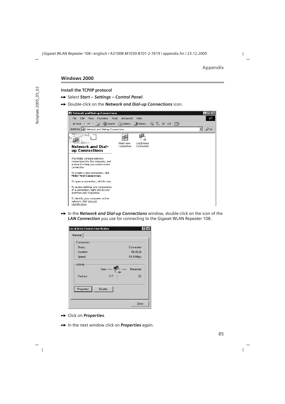 Windows 2000 | Siemens 108 User Manual | Page 87 / 143