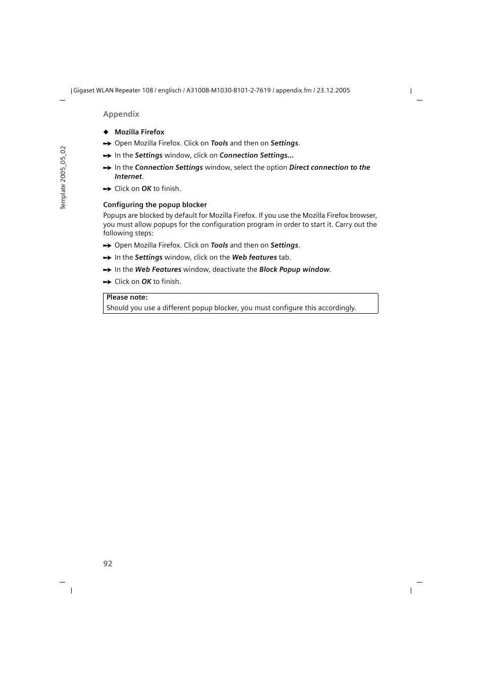 Siemens 108 User Manual | Page 94 / 143