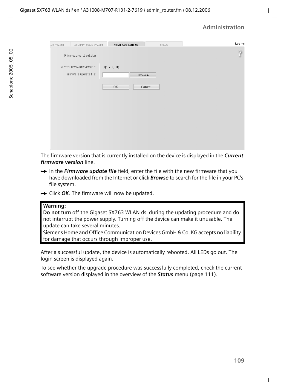 Siemens SX763 User Manual | Page 109 / 156