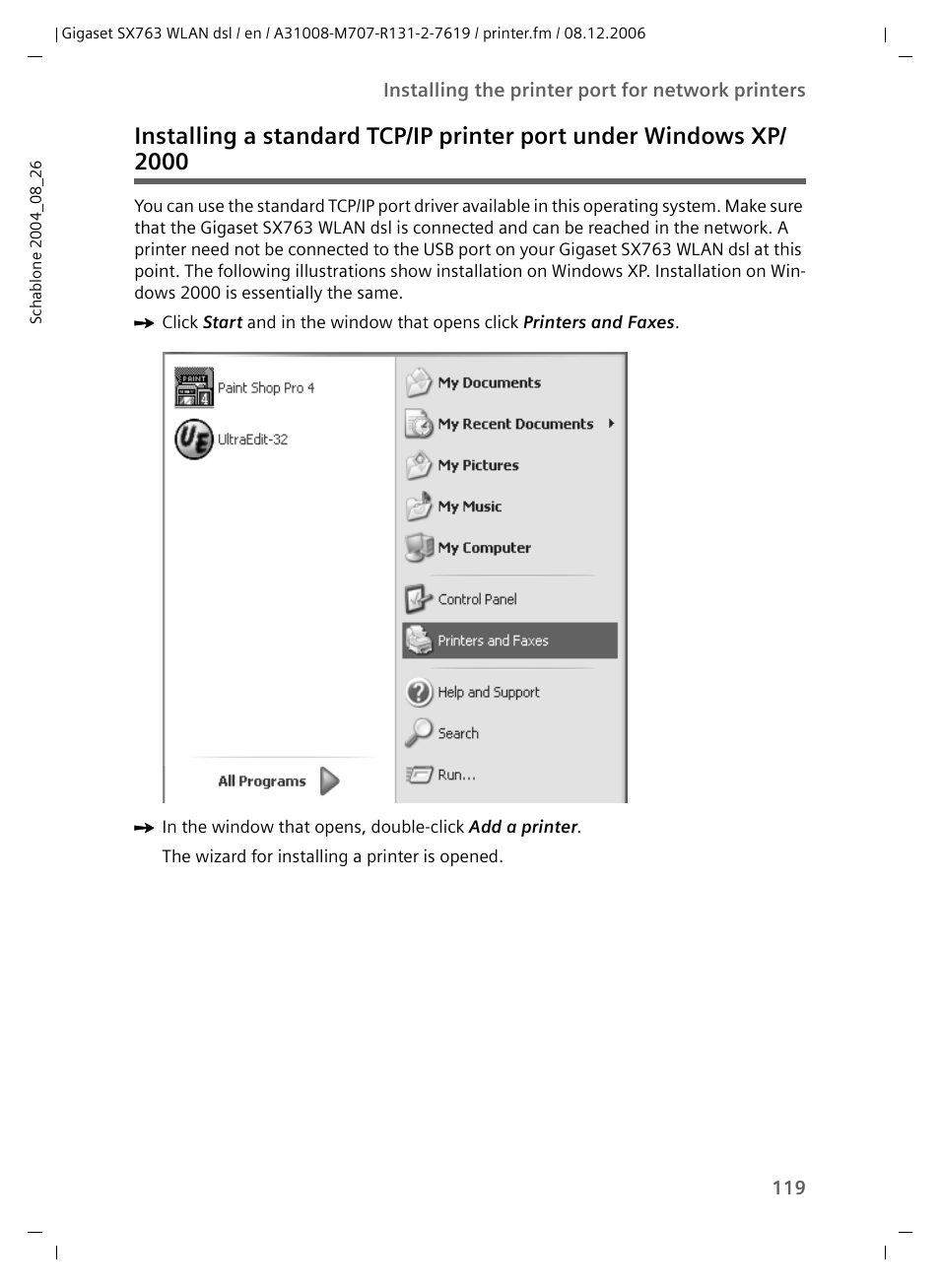 Siemens SX763 User Manual | Page 119 / 156