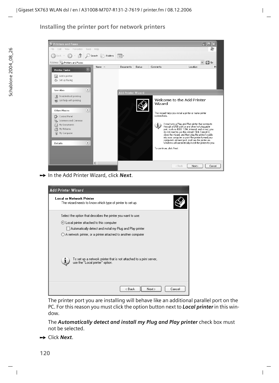 Siemens SX763 User Manual | Page 120 / 156