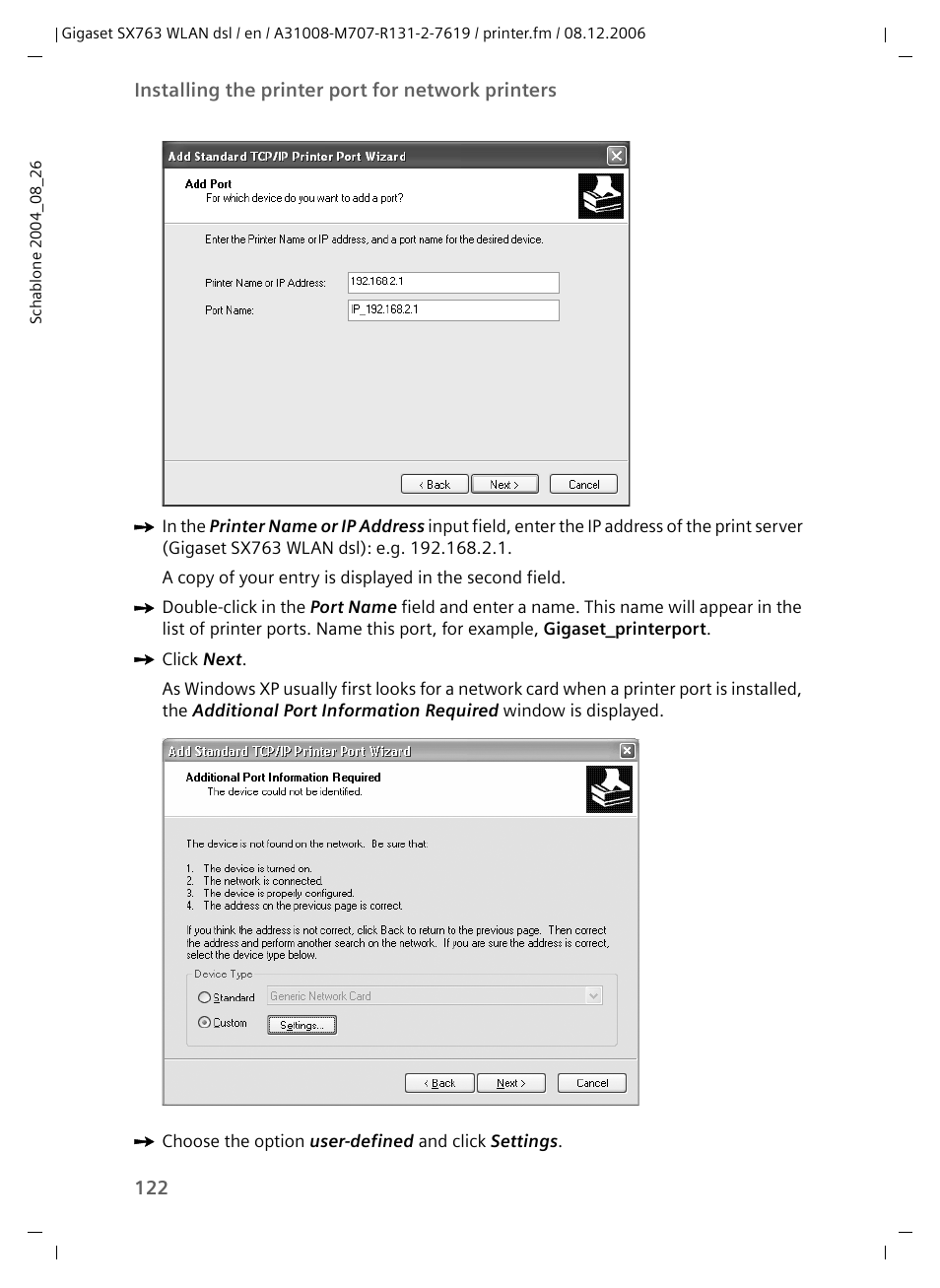 Siemens SX763 User Manual | Page 122 / 156