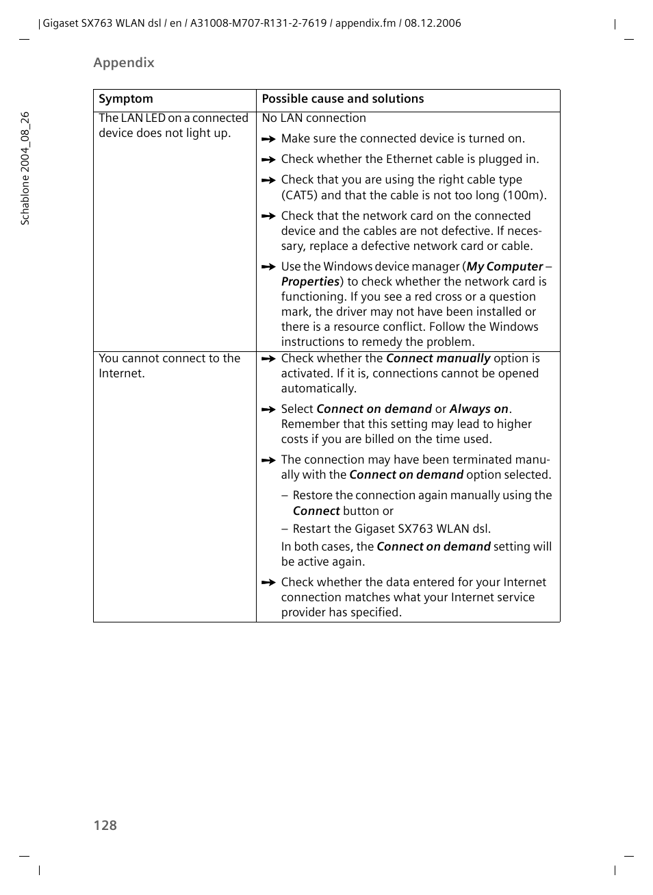 Siemens SX763 User Manual | Page 128 / 156