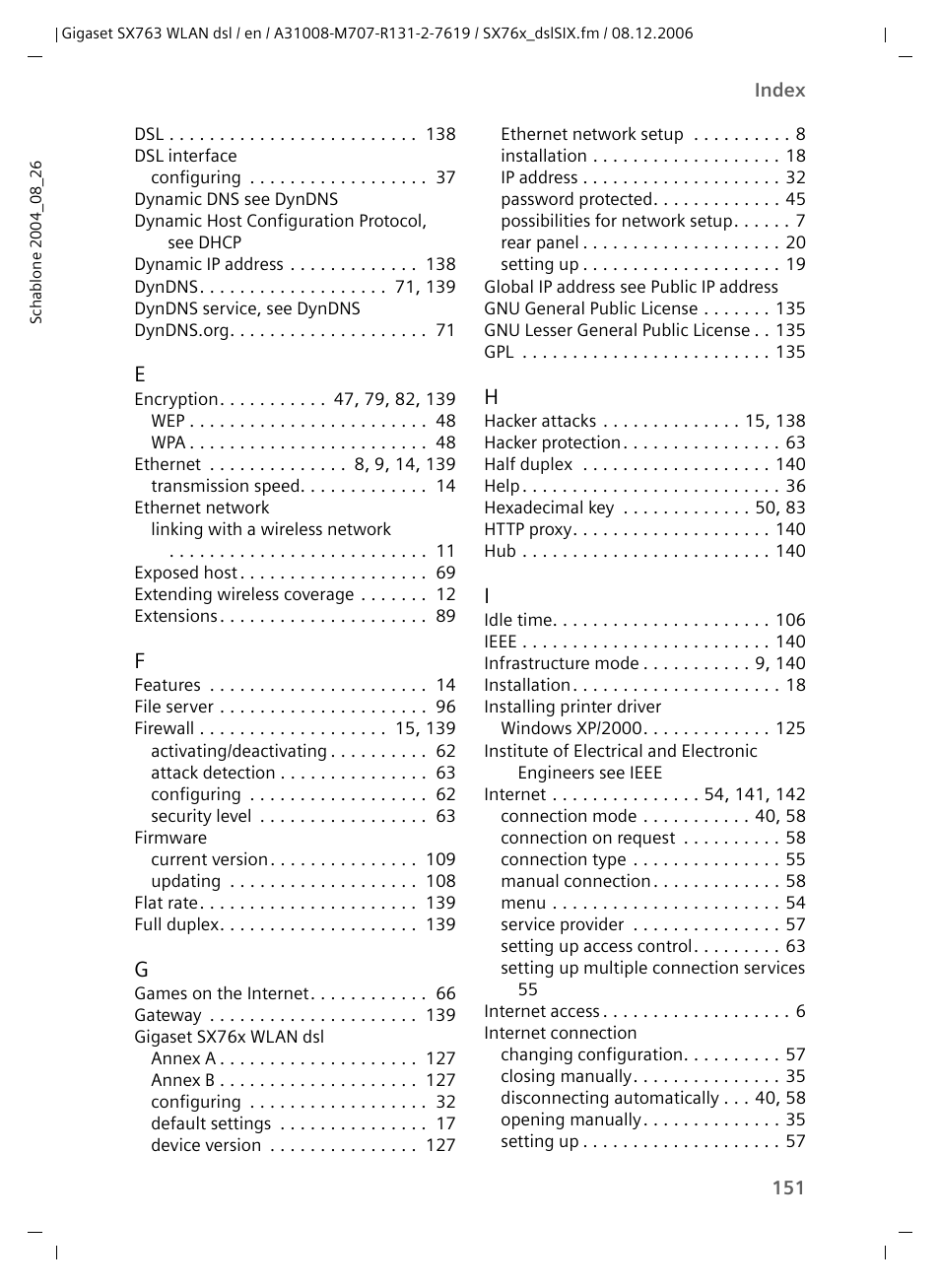 Siemens SX763 User Manual | Page 151 / 156