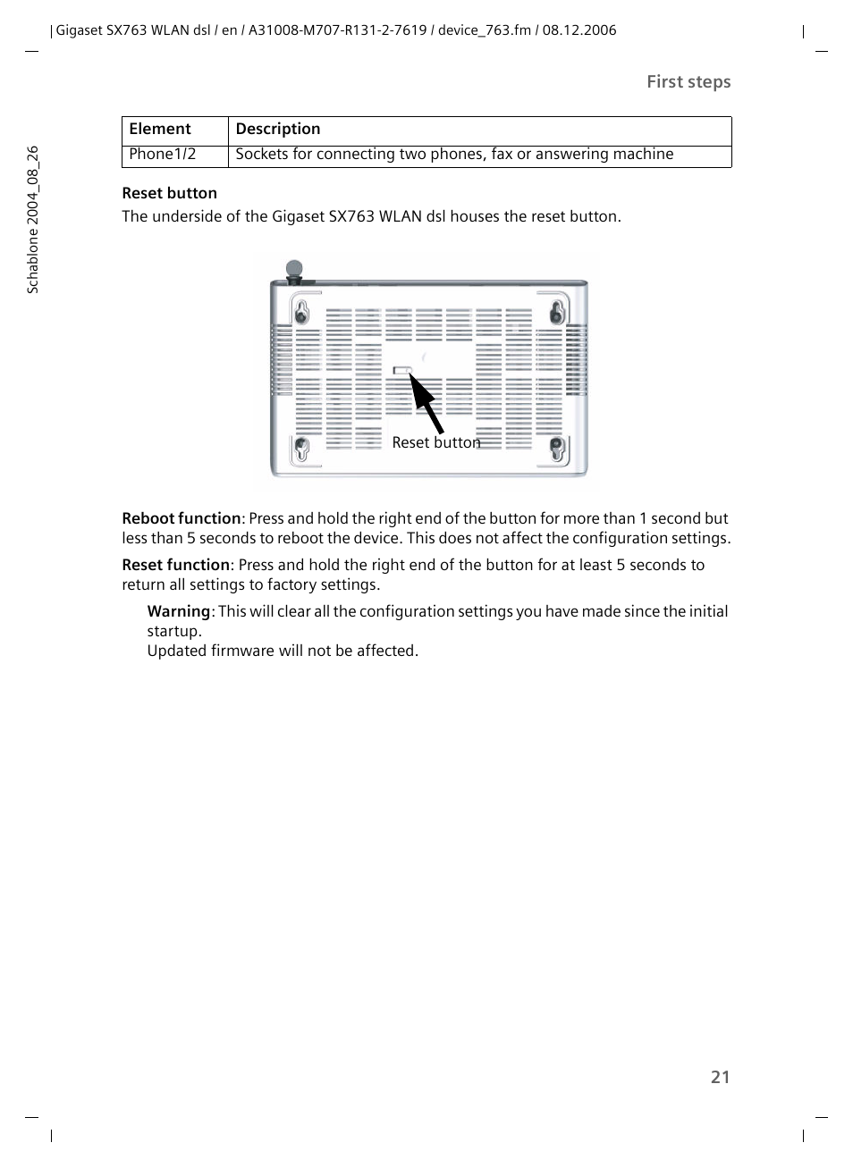 Siemens SX763 User Manual | Page 21 / 156