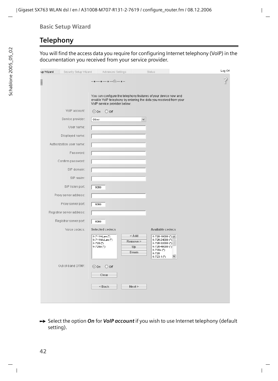 Telephony | Siemens SX763 User Manual | Page 42 / 156