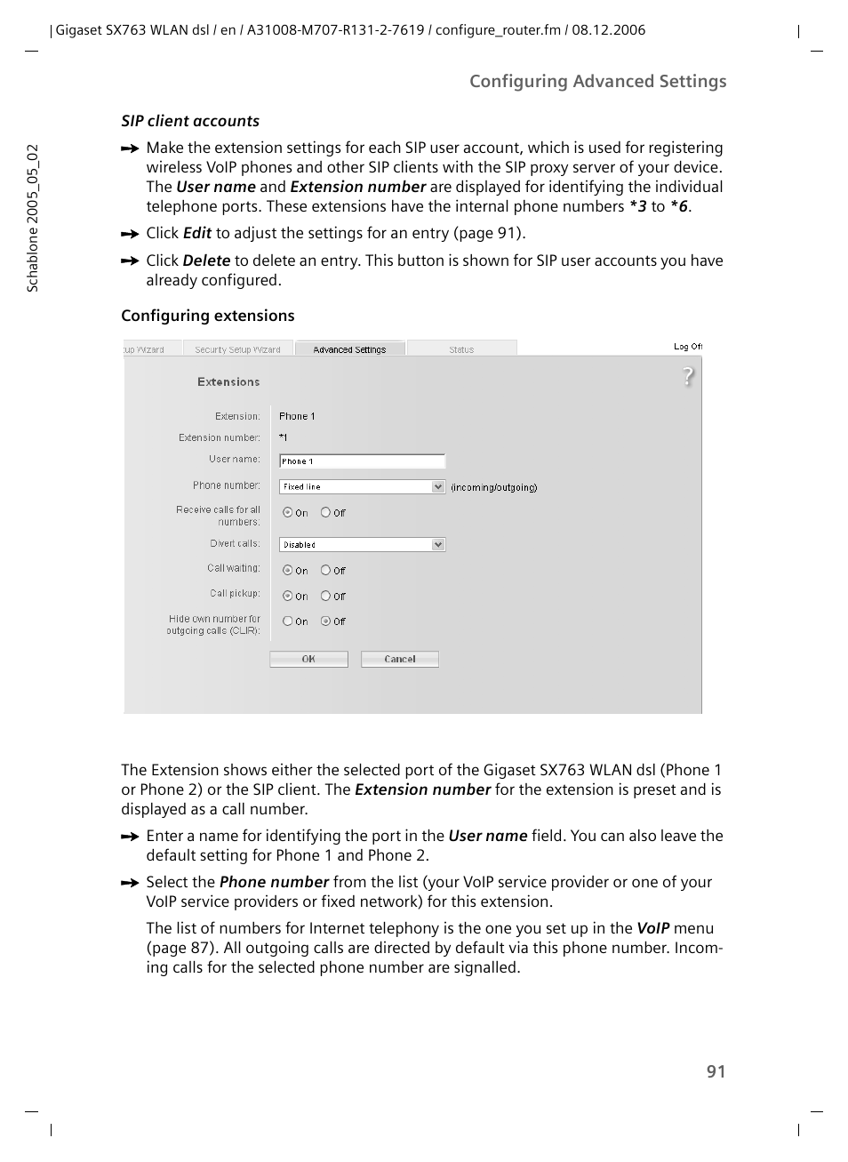 Siemens SX763 User Manual | Page 91 / 156