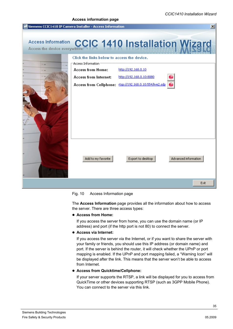 Siemens CCIC1410 User Manual | Page 35 / 96