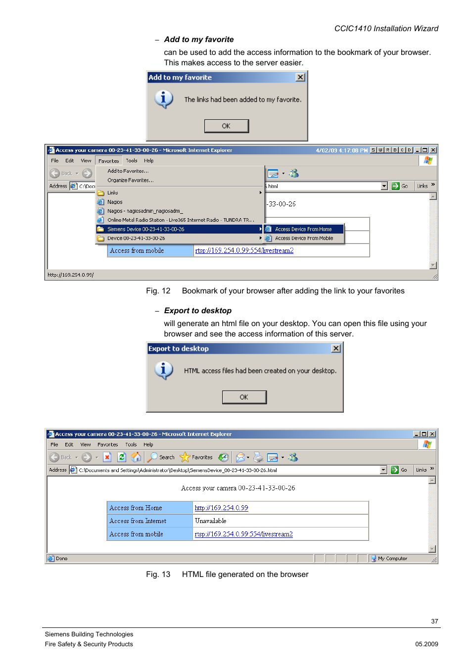 Siemens CCIC1410 User Manual | Page 37 / 96