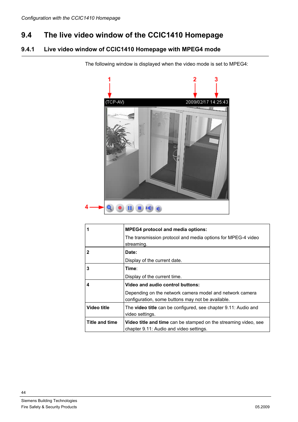 Siemens CCIC1410 User Manual | Page 44 / 96