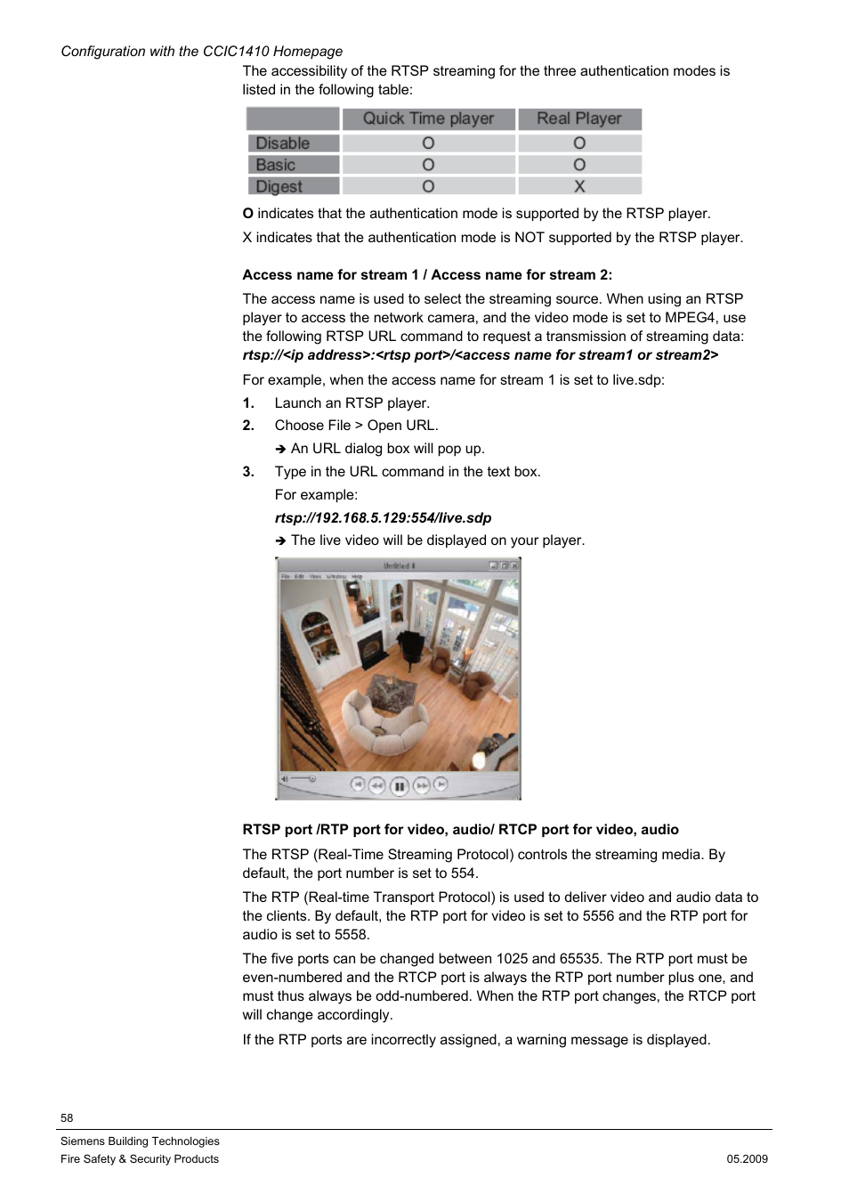 Siemens CCIC1410 User Manual | Page 58 / 96