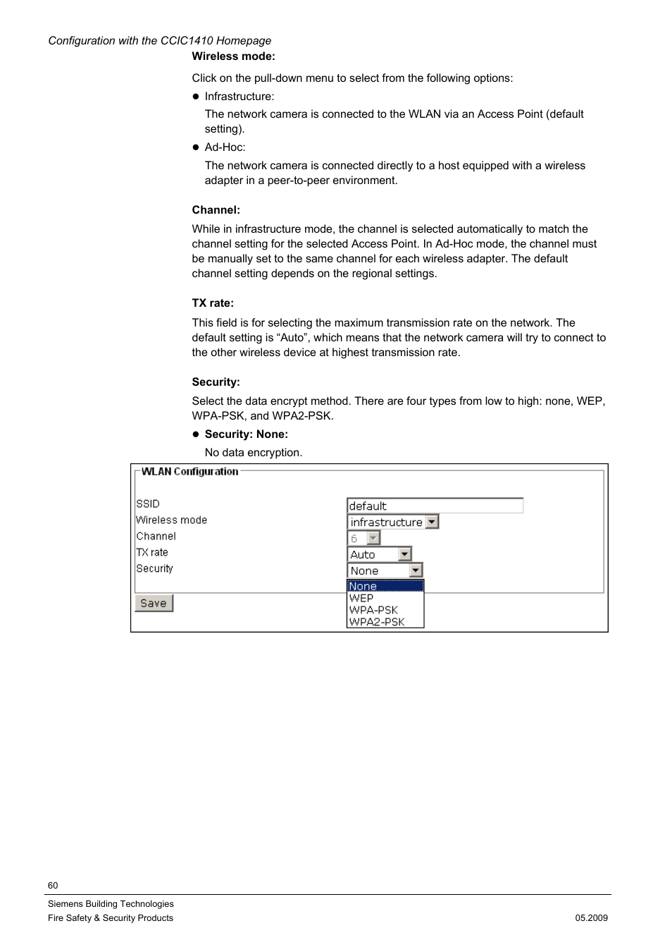 Siemens CCIC1410 User Manual | Page 60 / 96