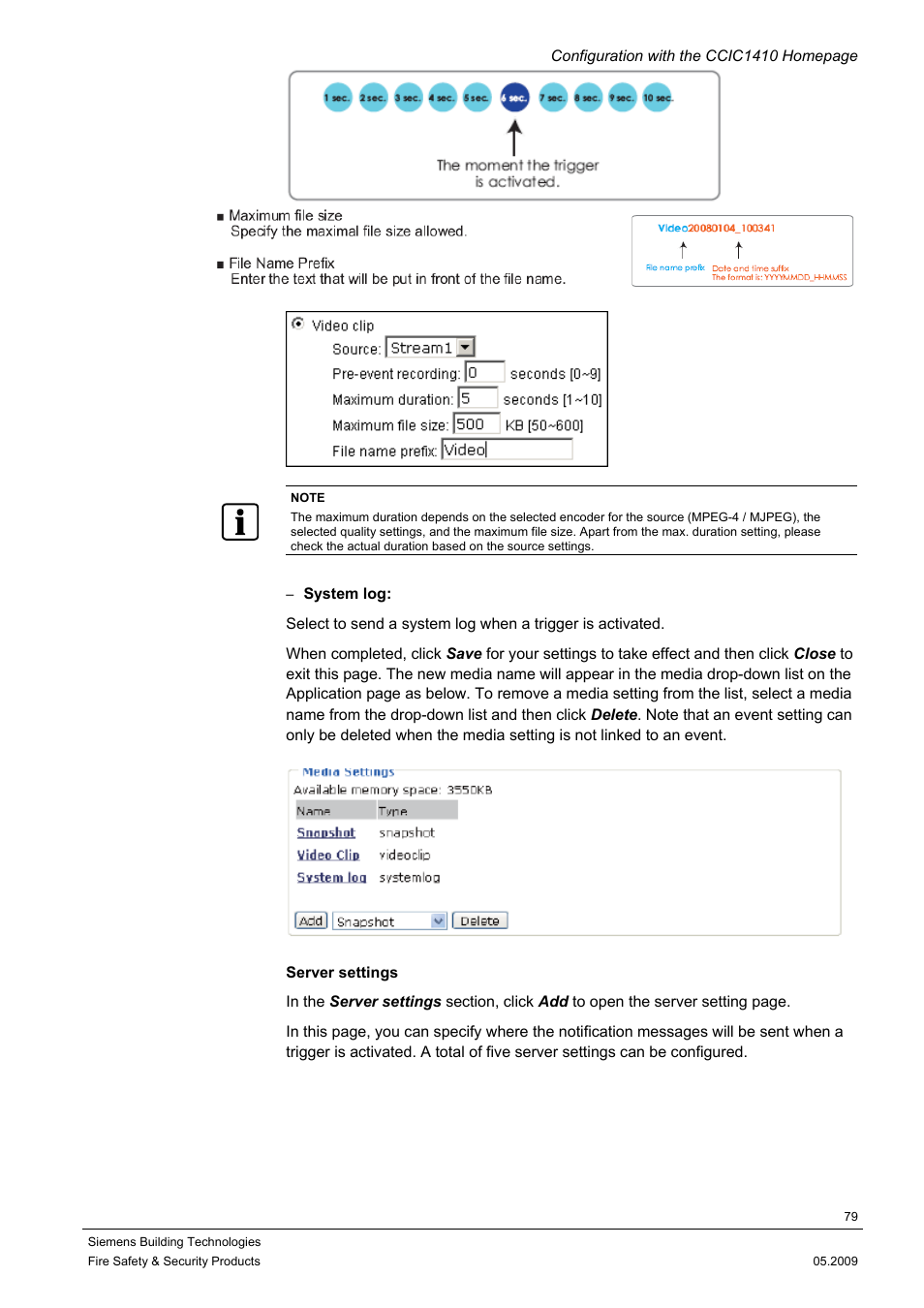 Siemens CCIC1410 User Manual | Page 79 / 96