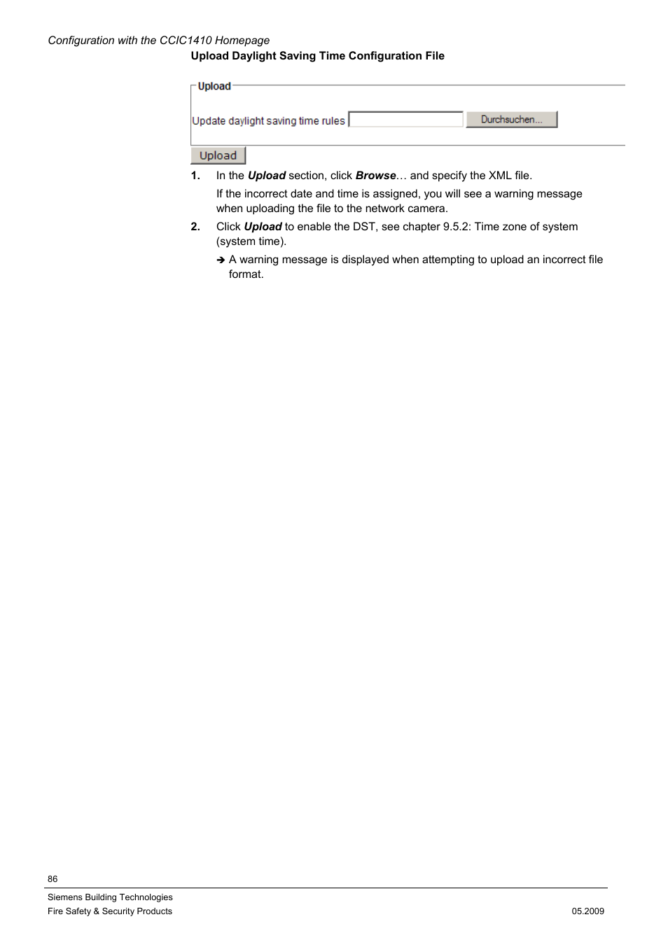 Siemens CCIC1410 User Manual | Page 86 / 96