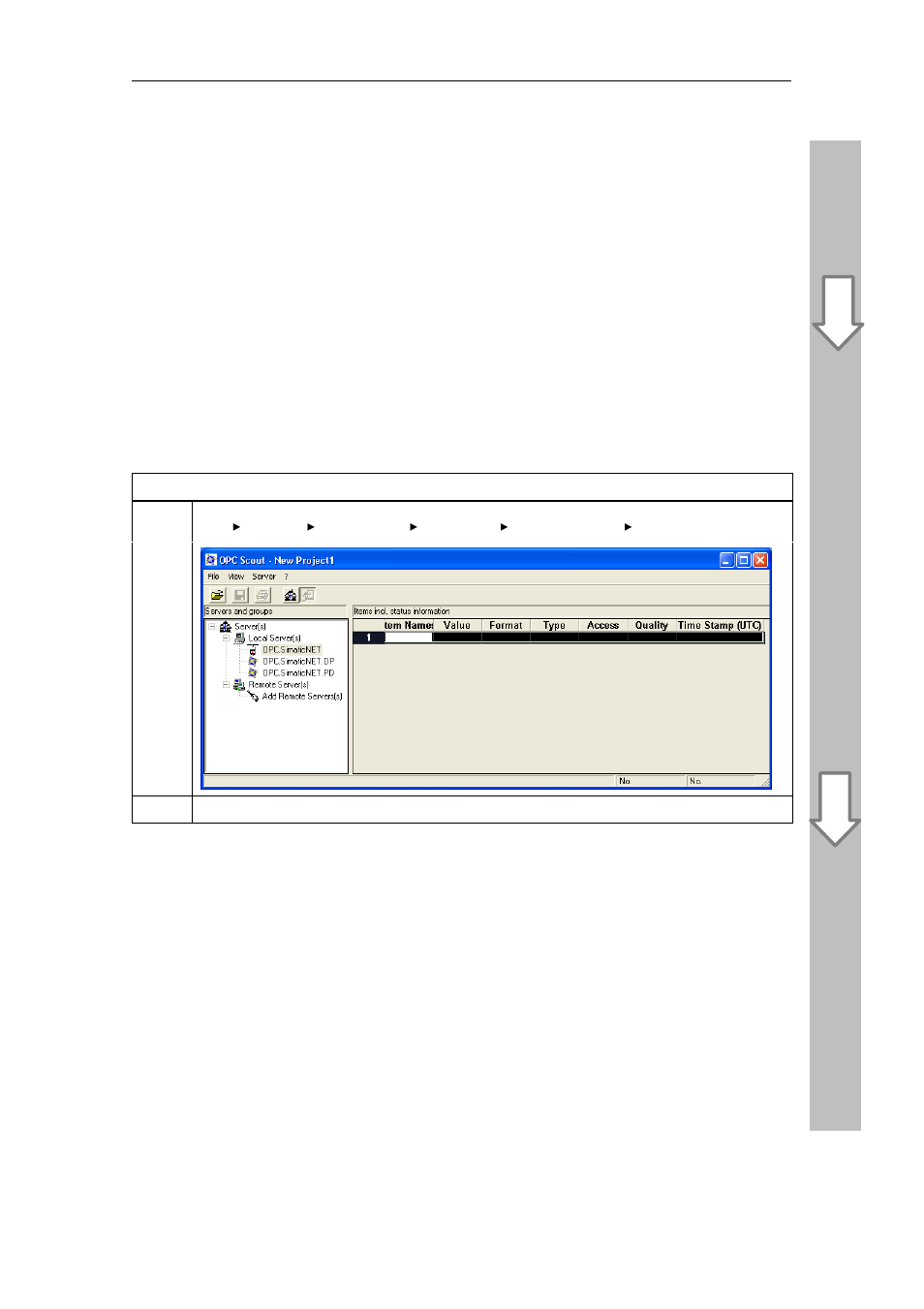 5 using the opc scout, 1 establishing a connection to the server | Siemens Commissioning PC Stations C79000-G8976-C156-07 User Manual | Page 105 / 300