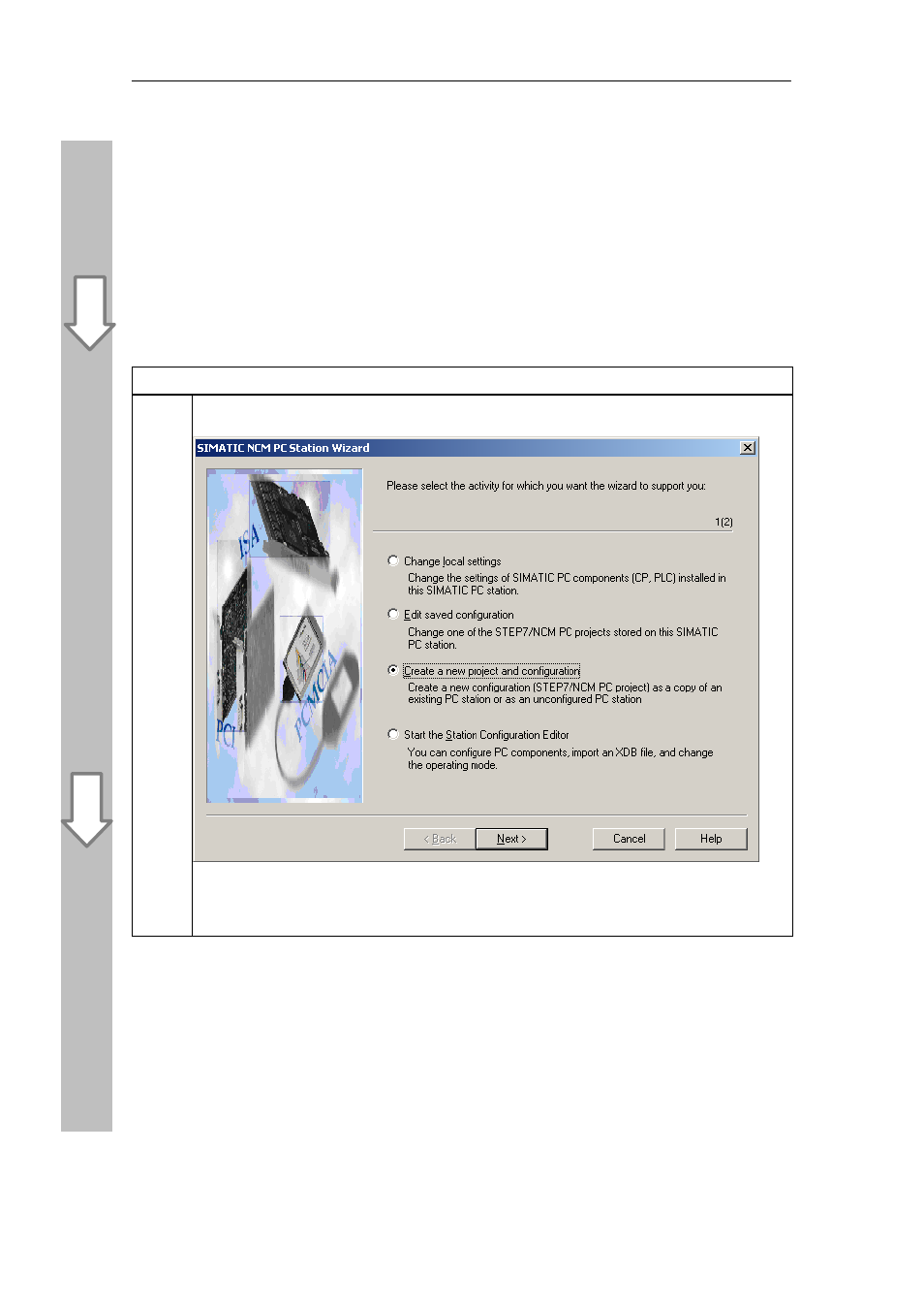 1 creating a new project | Siemens Commissioning PC Stations C79000-G8976-C156-07 User Manual | Page 116 / 300