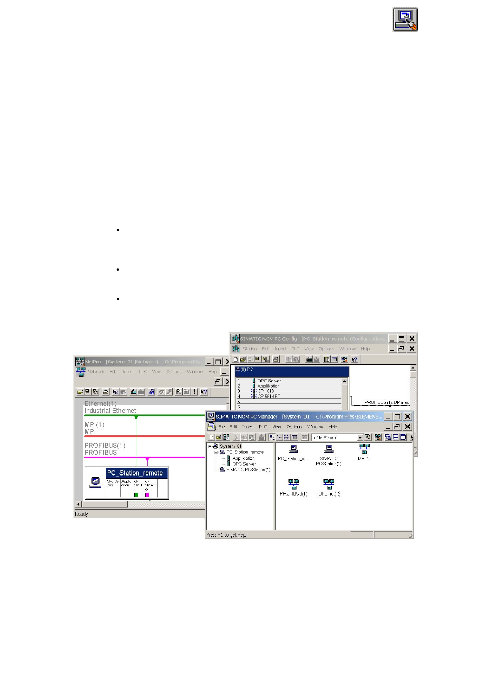 13 simatic ncm pc project engineering tool, 1 characteristics, functions and activation, Ncm pc | Siemens Commissioning PC Stations C79000-G8976-C156-07 User Manual | Page 160 / 300