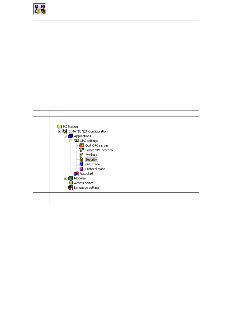 8 security setting (windows xp + sp2 only) | Siemens Commissioning PC Stations C79000-G8976-C156-07 User Manual | Page 221 / 300