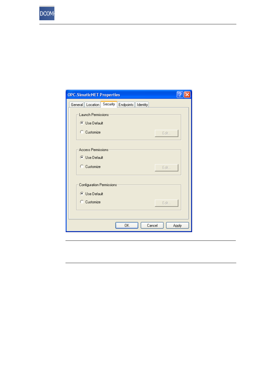 4 “security” tab | Siemens Commissioning PC Stations C79000-G8976-C156-07 User Manual | Page 267 / 300