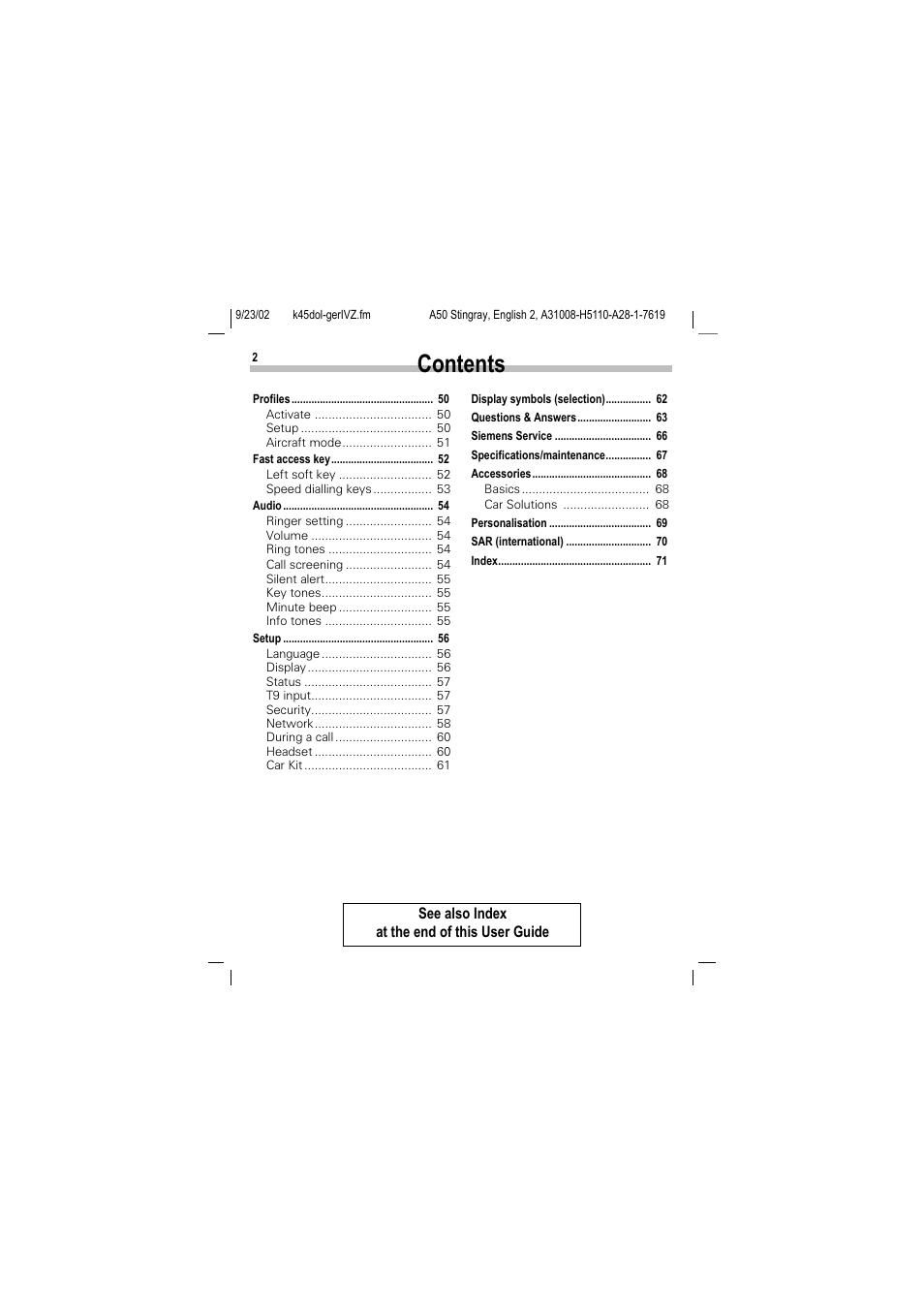 Siemens 1168 User Manual | Page 7 / 79