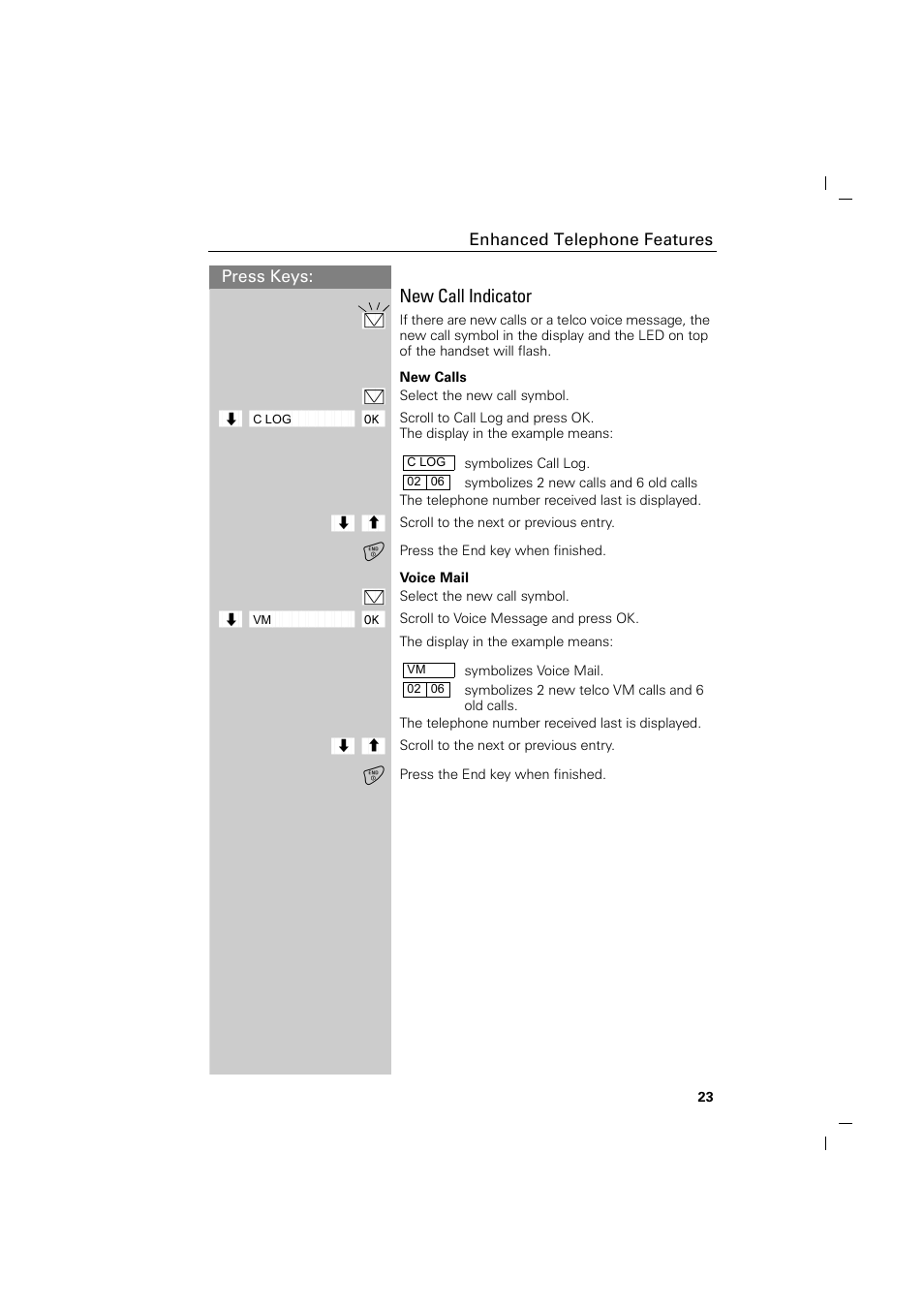 New call indicator | Siemens GIGASET C88 User Manual | Page 25 / 42