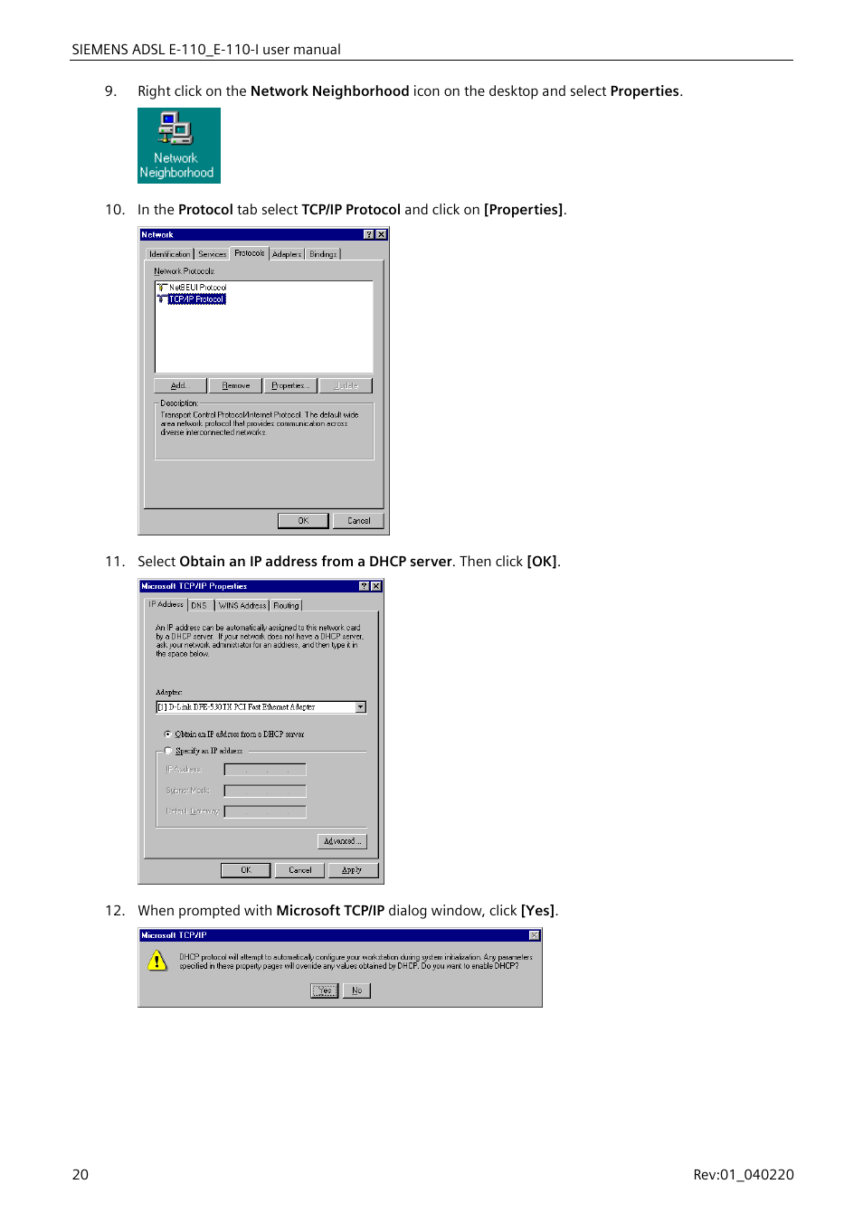 Siemens E-110-I User Manual | Page 26 / 90