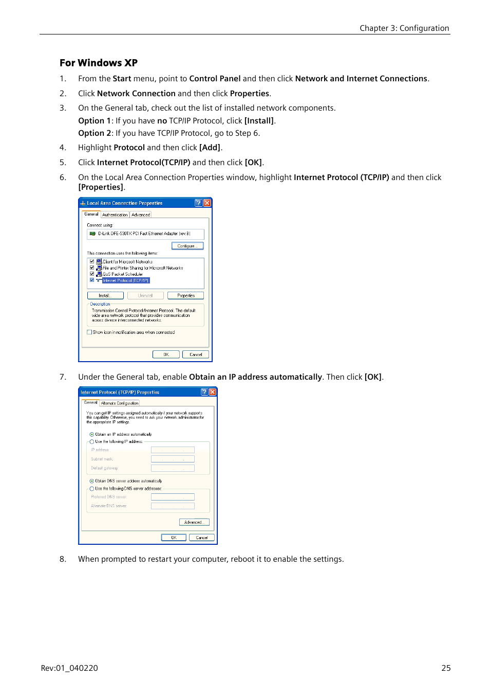 For windows xp | Siemens E-110-I User Manual | Page 31 / 90