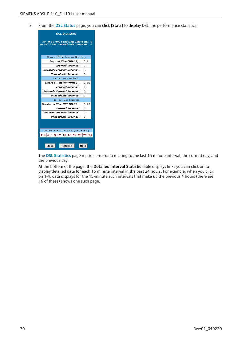 Siemens E-110-I User Manual | Page 76 / 90